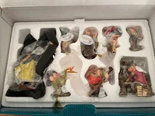 Walt Disney Classics Collection Snow White Ornament Set #1660 w Box & COA New