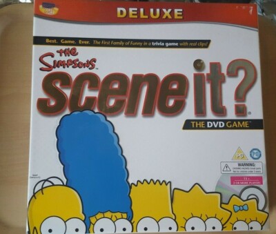THE SIMPSONS SCENE IT DVD BRETTSPIEL VON SCREENLIFE GAMES 100% VOLLSTÄNDIG SEHR GUTER ZUSTAND