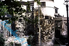 The Tower of London From the Moat  in 1970's Original 35 mm Slide 