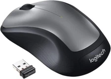 Logitech M310 Wireless Ambidextrous Optical Mouse w/ USB Receiver PC/MAC Silver