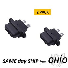 2x Flush Mount ATC blade fuse holder - build you own fuse panel spade ends w/cap