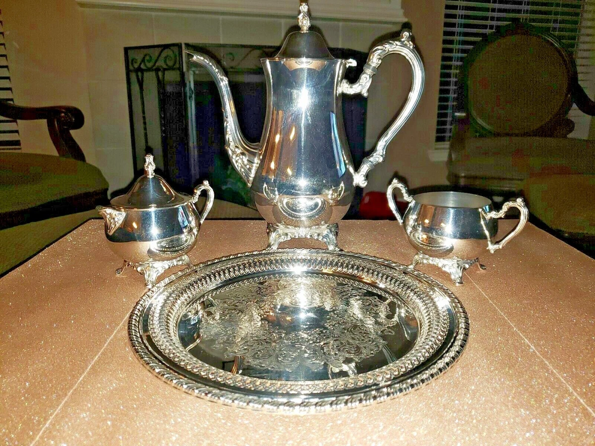 Oneida sterling silver shop tea set