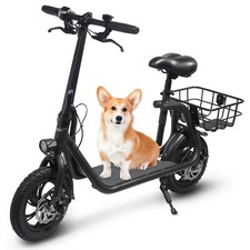 450W ELECTRIC SCOOTER FOLDING ADULT E-SCOOTER URBAN COMMUTER UL 2849 CERTIFIED