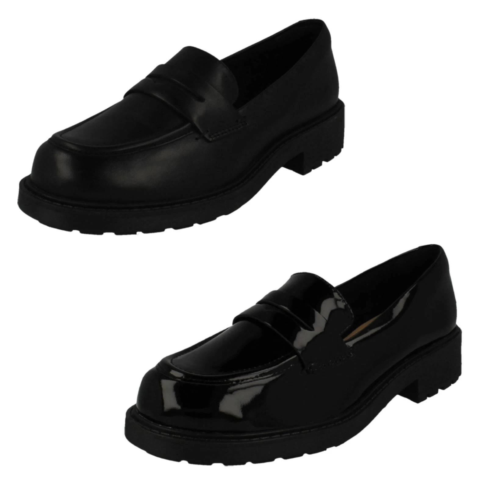 Mocassino slip on donna Clarks suola grossa Orinoco 2 penny