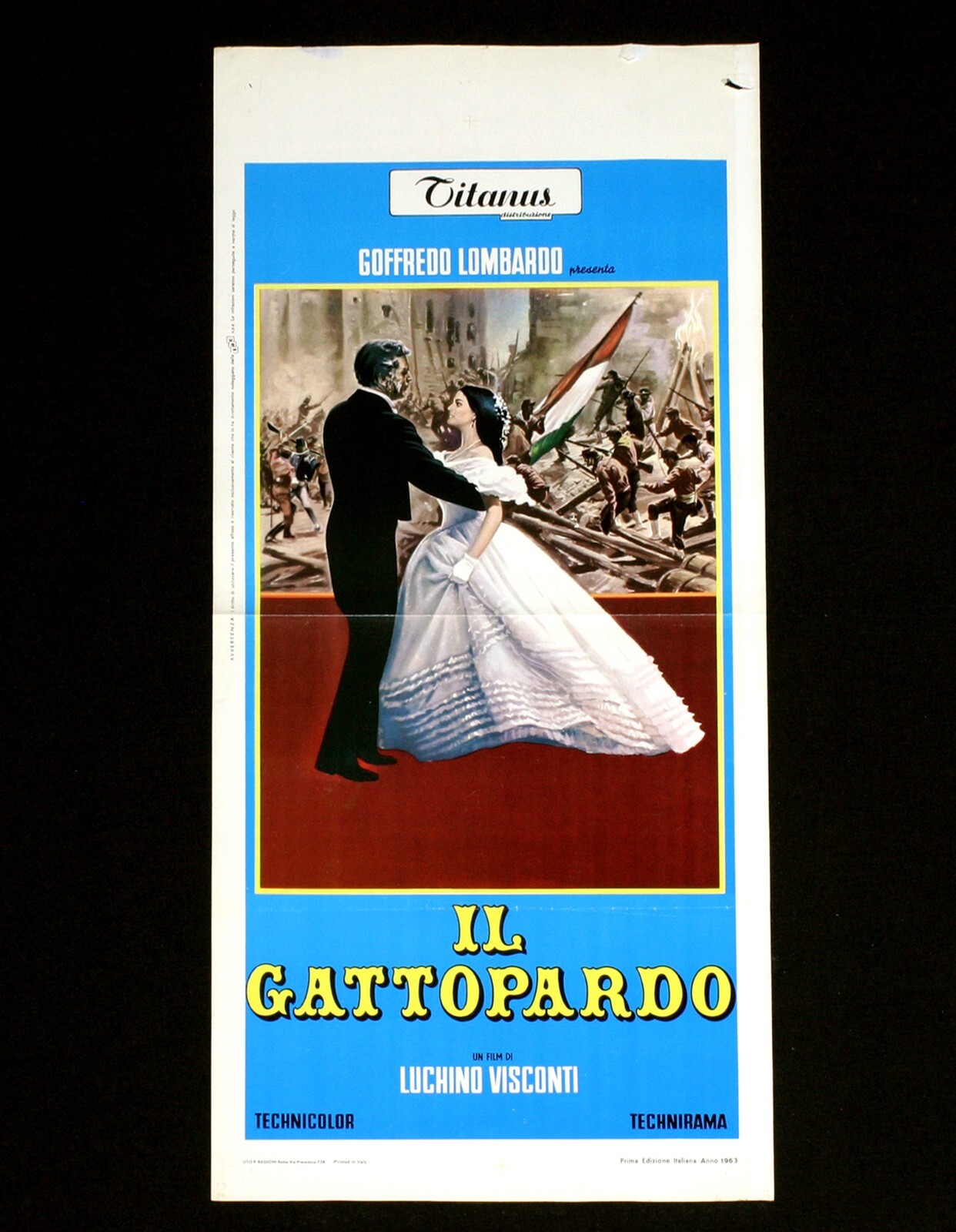 Locandina originale film Il Gattopardo (1963) - Regia di Luchino Visconti