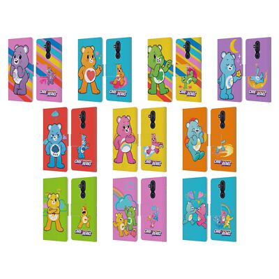 OFFICIAL CARE BEARS CHARACTERS LEATHER BOOK WALLET CASE COVER FOR NOKIA PHONES