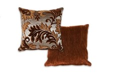 Cushion Covers Throw Soft Chenille Sofa Pillow Cases - 17"x17" Inch Rome