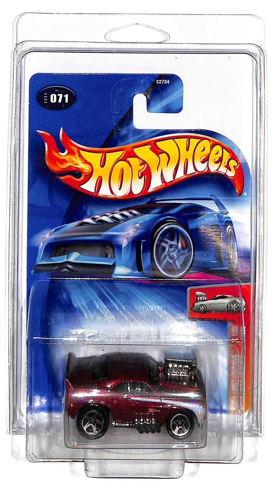 2004 Hot Wheels Factory Sealed 1969 Camaro Z28 Red First Edition ‘Tooned