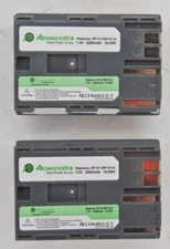 2 Pack Replacement BP-511 Battery for Canon BP-511A and 5D 50D 40D Powershot