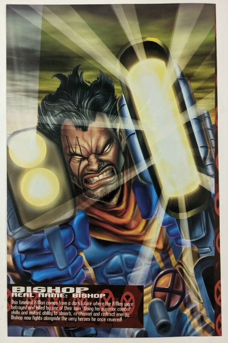 Storm Bishop Comic Poster Art 1995 Fleer Ultra X-Men Andy Kubert