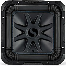 KICKER 44L7S104 SUBWOOFER QUADRATO AUTO AUDIO 10" SOLO-BARICO DOPPIO 4 OHM L7S104