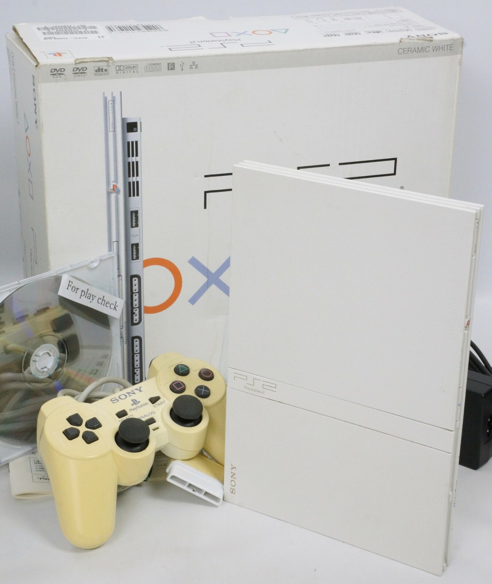 PS2 Slim Console White SCPH-75000 CW Only for NTSC-J Playstation
