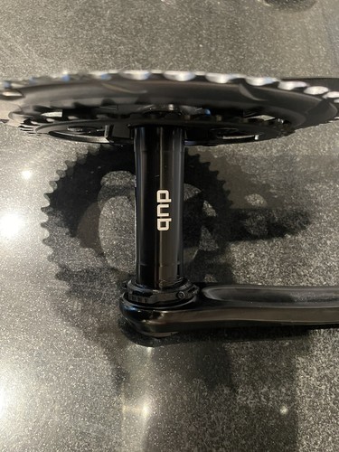 Sram Rival AXS Quarq Power Meter Crankset 48/35t Chainrings 175mm DUB With BB - Picture 9 of 10