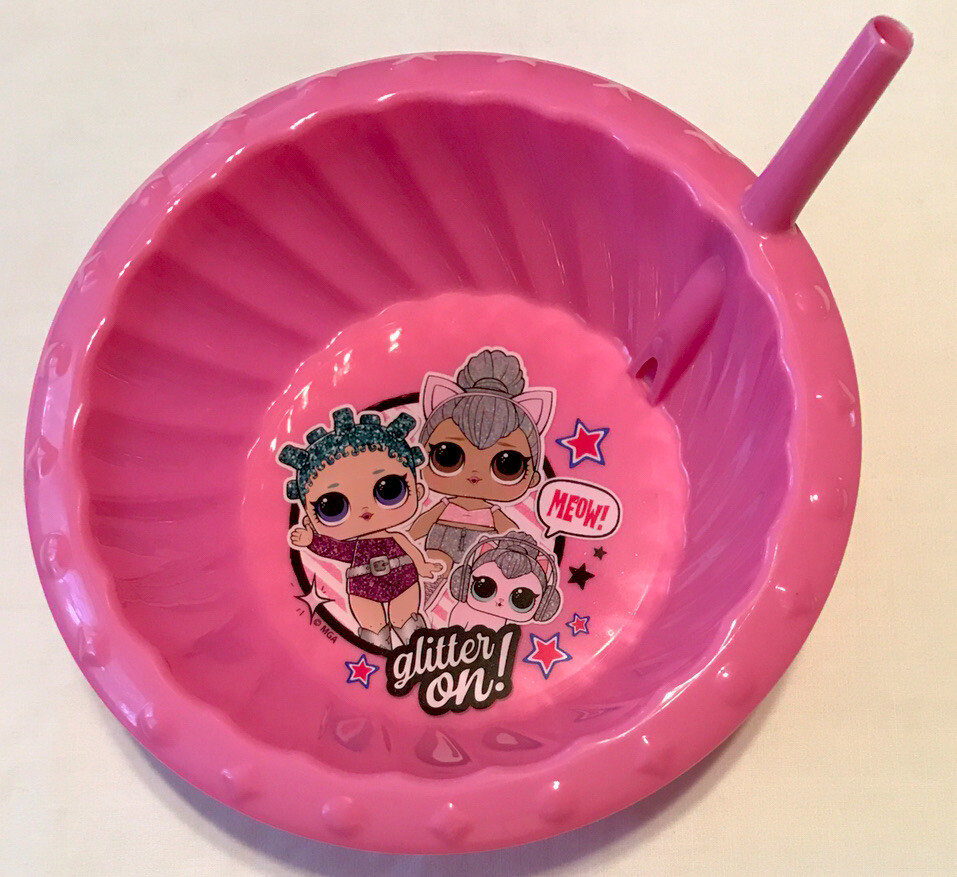 LOL Surprise Girls 4-Piece Container & Water Bottle Set Plastic BPA Free, NEW