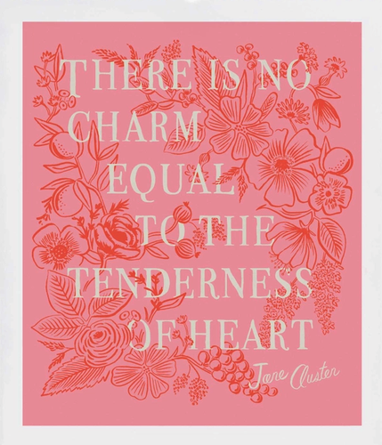 RIFLE PAPER CO. Art Print 11" x 12.5" - Inspirational Quotes: JANE AUSTEN - Picture 2 of 2