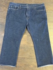 Lucky Brand 223 Straight Leg Denim Jeans Men s 44/30 Blue Logo Pockets