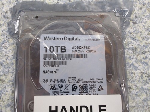 WESTERN DIGITAL WD102KFBX 10TB Red Pro NAS WD 7200 rpm 256MB Cache Sealed Recert - Picture 3 of 4