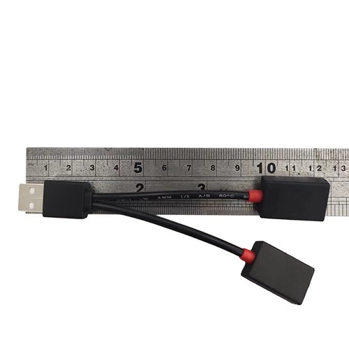1 In 2 Out USB HUB USB Splitter Cable Adapter Cord Charging Cable Smart Phone - Afbeelding 2 van 6