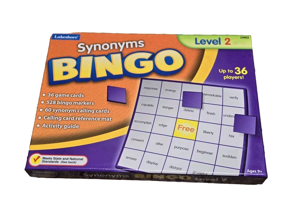 批量 4-Lakeshore 宾果前缀 后缀 同义词 Antonyms Fractions 年龄 10 岁及以上 — 第 2/4 张图片