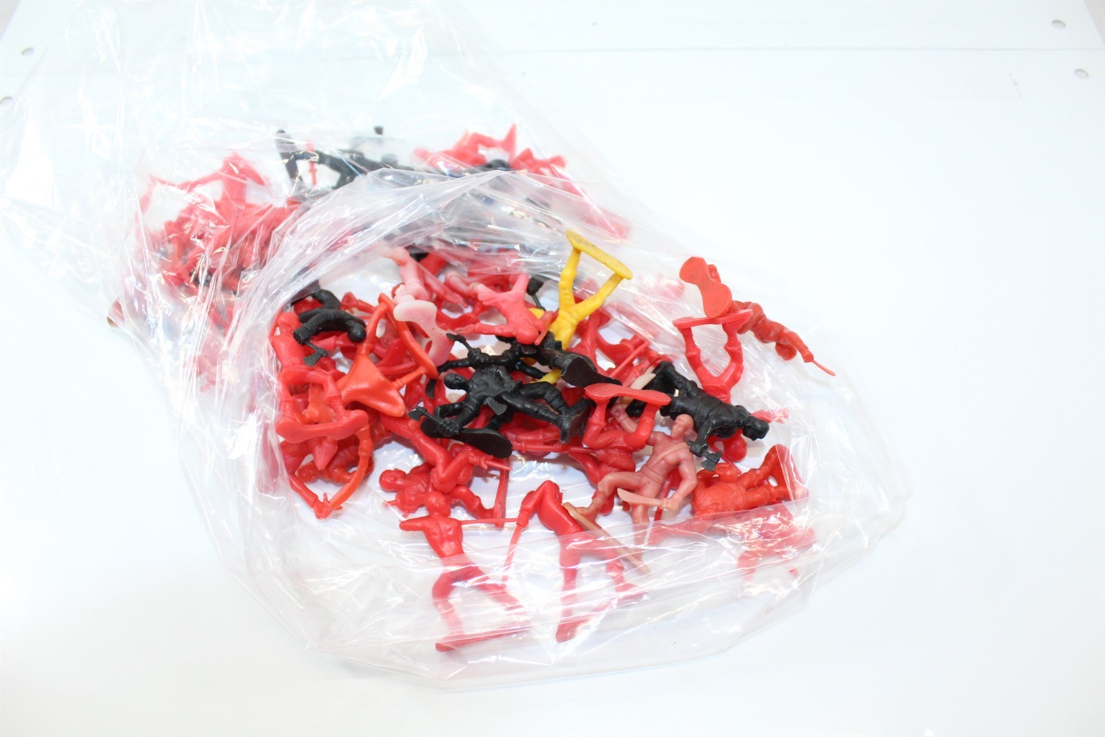 Vintage Plastic Toy Figures 2" Martial Arts Fighters Mixed Lot