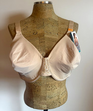 Vanity Fair Beauty Back Minimizer Underwired Bra Adjustable 44DD Beige
