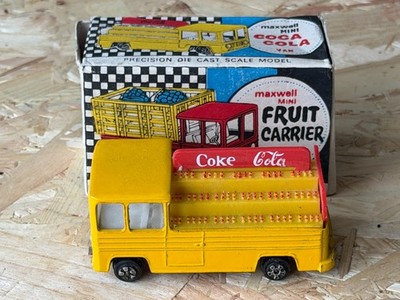 MAXWELL MINI 1:43 547 COKE COCA COLA TRUCK IN OVP INDIA MILTON NICKY TOYS (NM-7)