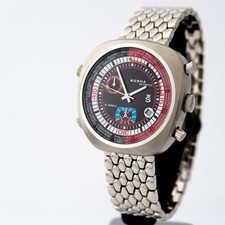 SORNA - DRACHENARMBAND - ARMBANDUHR - AUTOMATIC - VINTAGE - SCHWARZ