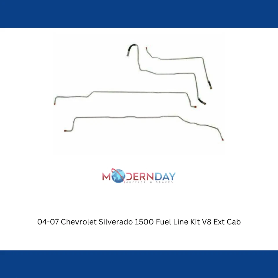 For 2004-07 Chevrolet Silverado 1500 Fuel Line Kit V8 Ext Cab TGL0406OM - Image 3 of 4
