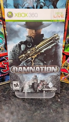 DAMNATION Xbox 360 System CODEMASTERS Game 2007 Original Instruction Booklet
