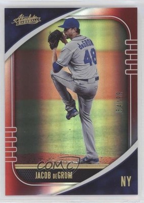 2021 Panini Absolute Spectrum Red 54/99 Jacob deGrom #19 16w8
