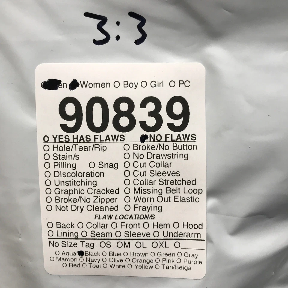 Abrigo chaqueta de cuero de piel de cordero Claiborne Outerwear para mujer 1X botón negro delantero Foto 2 de 4