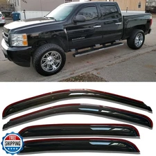 TONOYTIM in-Channel Window Visors Rain Guards Sun Rain Snow Vent Guard Shade 