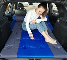 Self Inflating Travel Car Air Mattress Sleeping Bed W/ Pillow for SUV Truck Cars