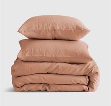 Quince European Linen King/Cal King Duvet Cover 329 RV - Desert Sunset