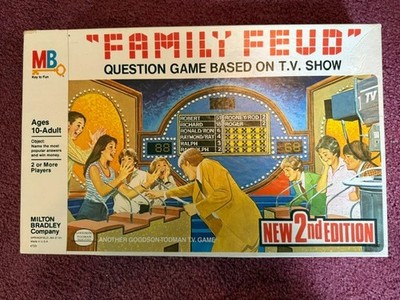 Vintage Family Feud 2nd Edition Board Game 1978 Milton Bradley Complete FREE SHI