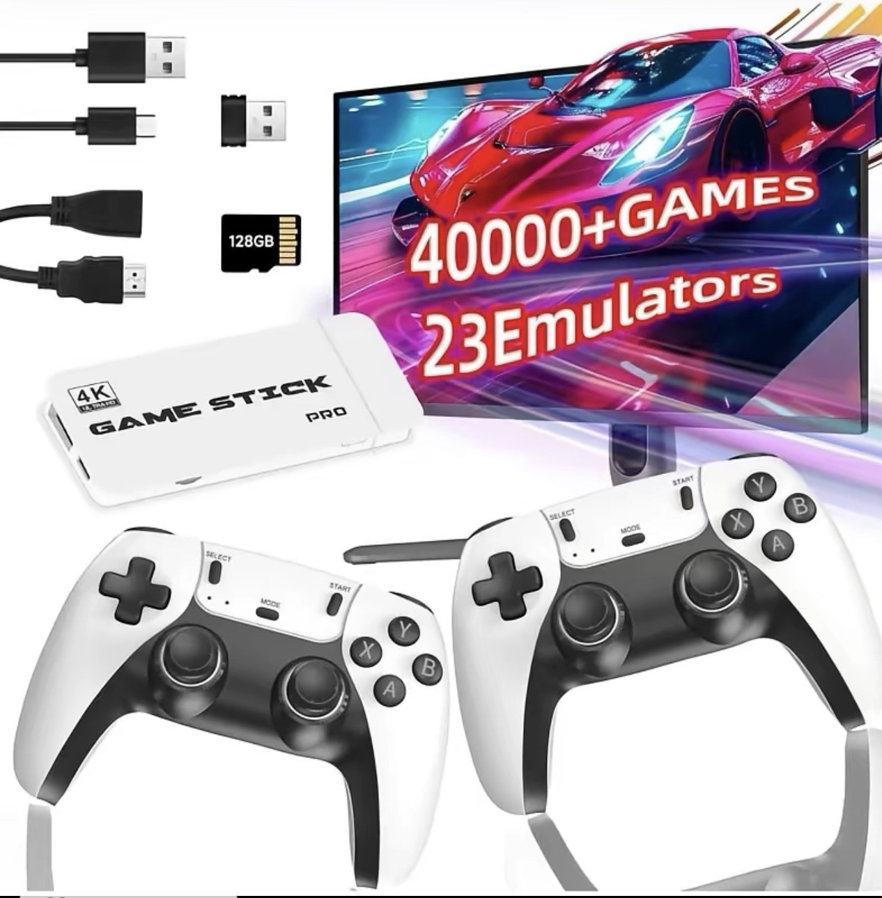 GameStick Game Stick Pro 4K HDMI Microconsole 128GB Wireless