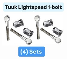 Bauer Hardware (2 pares) Tuuk Lightspeed LS LS2 soportes para jugadores de hockey sobre hielo NUEVO