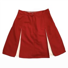 Cheerleader Supply Co Inc Red White Pleated Skirt 11 Vintage