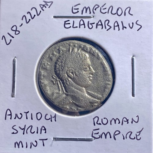 Large Emperor Elagabalus 218AD-222AD Tetradrachm Genuine Ancient Roman Coin - Picture 4 of 6