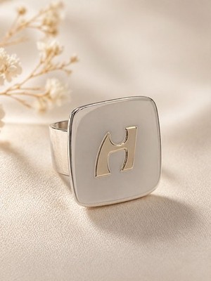 Vintage Pierre Cardin Paris NewYork Ster Silver Ring w/ 14K Gold Accents Size6.5