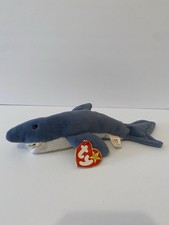 Ty Beanie Baby Original 1996 Crunch The Shark VGC Original Tags