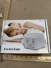 LectroFan White Noise Machine Small White Sleep Sound Machine With Adapter ASTI