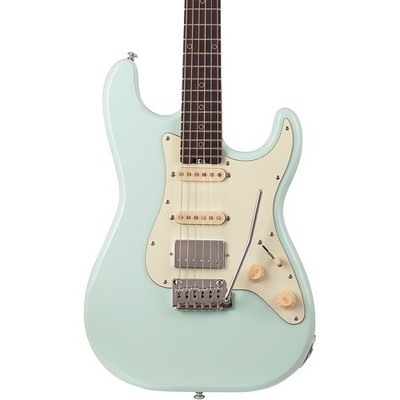 Schecter Nick Johnston Traditional HSS Guitar Atomic Frost Mint Green Pickguard