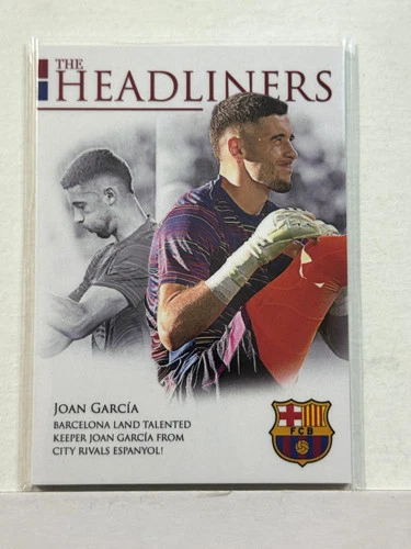 2025/26 Futera Headliners Barcelona Red #01 Joan Garcia 13/25