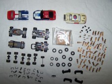 AFX/Aurora/Tomy 1/87th HO Slot Car Parts Chassis, Bodies, Axles, Wheels More