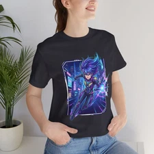 Cyberpunk Anime Girl Tee | Anime Shirt, Cute Otaku Style