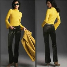 Anthropologie Pilcro Size 28 Velvet Bootcut Pant Green Great Condition