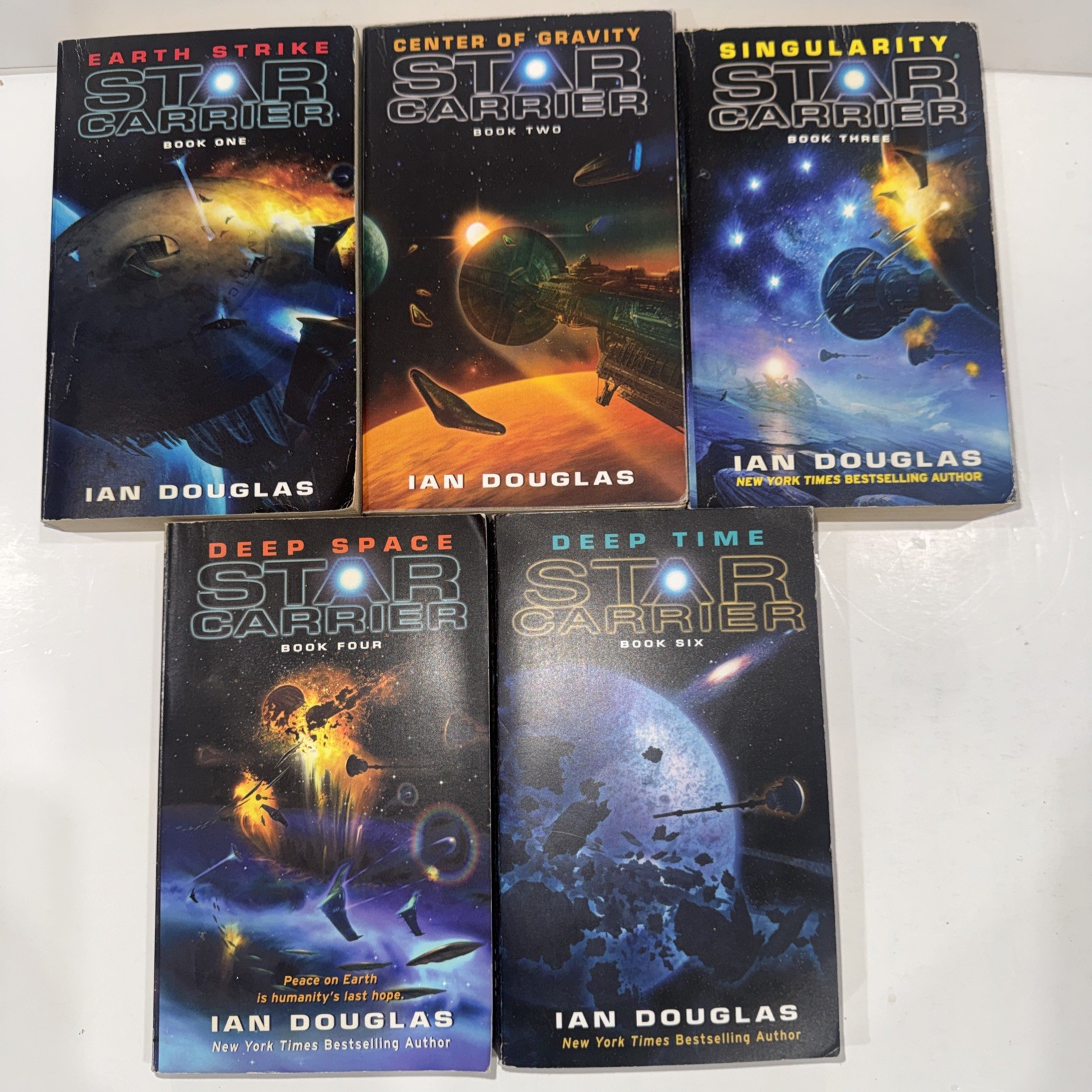 Ian Douglas Lot Of 5 Star Carrier Series PB Books 1 2 3 4 6 