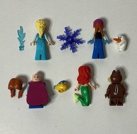 LEGO Disney Minifigures & Parts Lot: Elsa, Anna, Ariel, Chip ~ Incomplete, READ&hellip;