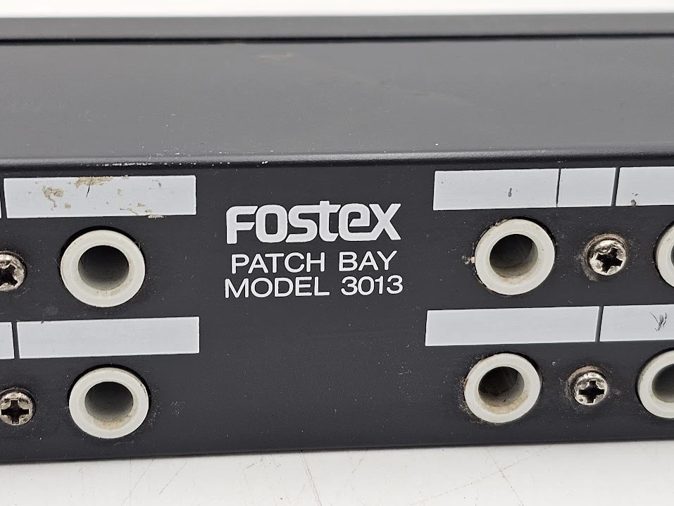 Fostex Model 3013 Patch Bay - Working, Cosmetic Wear, No Box - Image 2 of 4